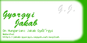 gyorgyi jakab business card